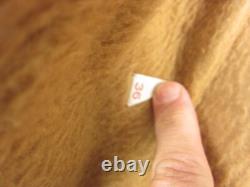 True Vintage Leather Jacket Mens Size 36 Brown Motorcycle Talon Zip 60s 70s