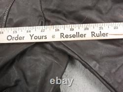 True Vintage Leather Jacket Mens Size 36 Brown Motorcycle Talon Zip 60s 70s