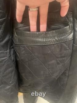 UMR 80's-90's Vintage Leather Jacket 40 Biker jacket punk, grunge, metal