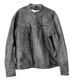 UNIK Premium Mens Size 2XL Heavy Black Leather Motorcycle Jacket in VGC