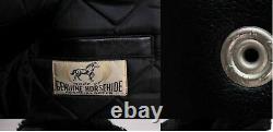USA Lost Worlds J24 Double Riders Jacket Black 38 Horsehide from Japan F/S