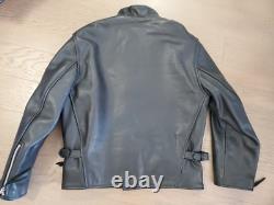 U. S. Authentic Mfg Men's Horsehide Sportster Cafe Racer Leather Jacket 38