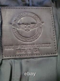 U. S. Authentic Mfg Men's Horsehide Sportster Cafe Racer Leather Jacket 38
