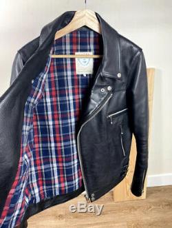 Undercover Undercoverism J9204 Leather Motorcycle riders jacket Perfecto Size S