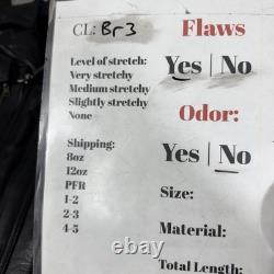 Unik Heavy Leather Motorcycle Jacket Black Warm Liner Full Zip Men's Sz Large