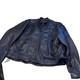 Unik Ultra Men's Motorcycle Leather Jacket Size 56 Black Heavy Duty 7.5 lbs