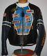 VANSON LEATHERS STAR leather jacket Size L XL Very Rare Blue with serial #