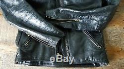 VANSON LEATHER Model A motorcycle jacket, excellent, clean, 40, low reserve