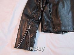 VANSON Leather Mercury Jacket, Black, Mens Size 46, Excellent Condition