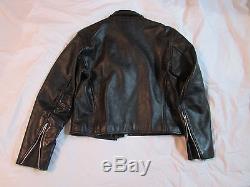 VANSON Leather Mercury Jacket, Black, Mens Size 46, Excellent Condition