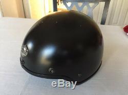 VANSON MERCURY BLACK LEATHER JACKET Size 48 Classic Style Exc + Helmet