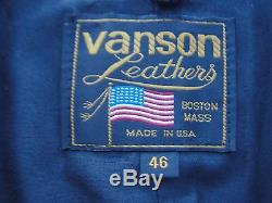 Vanson Star Leather Jacket. Never Worn. Size 46 L@@k
