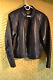 VGC Vanson Leather Jacket Unisex L Perforated Bike Cafe Jacket Measurements
