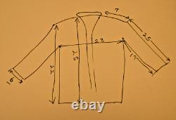 VGC Vanson Leather Jacket Unisex L Perforated Bike Cafe Jacket Measurements