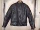 VINTAGE 80's BELSTAFF LEATHER TWIN TRACK MOTORCYCLE JACKET SIZE 44