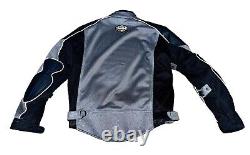 VINTAGE HARLEY DAVIDSON MOTORCYCLE JACKET ARMORED MESH LEATHER MEN's L 2005