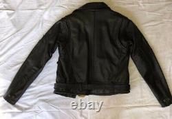 VINTAGE Ladies Harley-Davidson Leather Wool Lined Riding Jacket Size XS