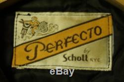 VINTAGE Schott Perfecto 618 Leather Biker Jacket Size 38