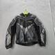 VINTAGE Yamaha Men Jacket 46 Black Motorcycle Gericke GYT-R Leather READD