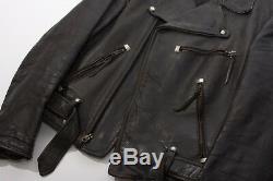 VTG 1950's Buco Horsehide Leather Motorcycle Jacket Size 40 Nice