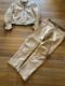 VTG 1960's CUSTOM LEATHER MOTORCYCLE RACING JACKET SIZE 40 & PANTS WOW