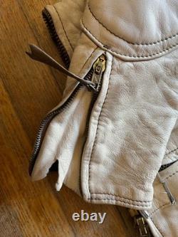 VTG 1960's CUSTOM LEATHER MOTORCYCLE RACING JACKET SIZE 40 & PANTS WOW