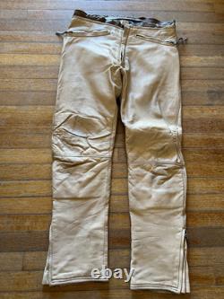 VTG 1960's CUSTOM LEATHER MOTORCYCLE RACING JACKET SIZE 40 & PANTS WOW VTG 1960's CUSTOM LEATHER MOTORCYCLE RACING JACKET SIZE 40 & PANTS WOW