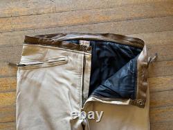 VTG 1960's CUSTOM LEATHER MOTORCYCLE RACING JACKET SIZE 40 & PANTS WOW