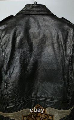 VTG 1960s Size 42 Brooks Lined Cross Zipper Cowhide Motorcycle Jacket Talon