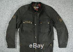 VTG 70s BELSTAFF TOURMASTER WAXED TROPHY MOTORCYCLE JACKET MADE IN ENGLAND 40