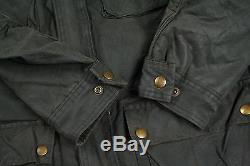 VTG 70s BELSTAFF TOURMASTER WAXED TROPHY MOTORCYCLE JACKET MADE IN ENGLAND 40