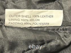 VTG 80's FIRST Genuine Leather Motorcycle Ramones Style Jacket Men's 36 Small