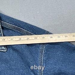 VTG 90s Carhartt J12DST Mens Jacket Trucker Denim Jean USA Made Medium Coat