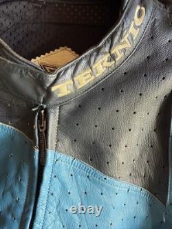 VTG 90s Teknic Leather motorcycle riding jacket With Body Armor