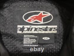 VTG Alpinestars Motorcycle Jacket Leather With Armor XXL Racing