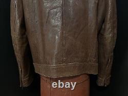 VTG D&G Mens, Bn, Leather Café Racer Moto Jacket, Med XLNT, Cool, Stylish