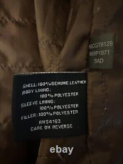 VTG D&G Mens, Bn, Leather Café Racer Moto Jacket, Med XLNT, Cool, Stylish