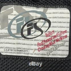 VTG Fieldsheer Men's Leather Armored Lined Motorcycle Jacket Size XL 46