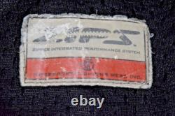 VTG Firstgear Leather Motorcycle Jacket Mens 42 S-Pilot Black Hein Gericke 2000