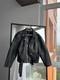VTG Genuine Leather Moto Heavy Buckles Jacket