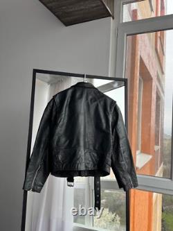 VTG Genuine Leather Moto Heavy Buckles Jacket