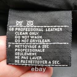 VTG Harley Davidson Made in USA Perfecto Leather Moto Jacket Distressed 2XL XXL