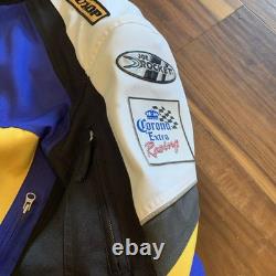 VTG Joe Rocket Corona Extra Racing Motorcycle Jacket Mesh Zip-Out Lining XL