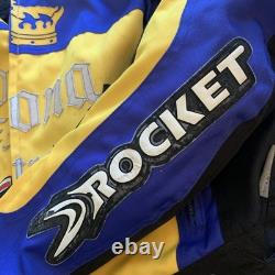 VTG Joe Rocket Corona Extra Racing Motorcycle Jacket Mesh Zip-Out Lining XL