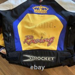 VTG Joe Rocket Corona Extra Racing Motorcycle Jacket Mesh Zip-Out Lining XL