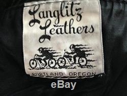 VTG Langlitz Motorcycle jacket Columbia 60s Padded WOW