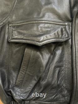 VTG Leather Pilot Motorcycle Jacket SAN DIEGO LEATHER JACKET FACTORY 44 S