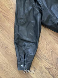 VTG Leather Pilot Motorcycle Jacket SAN DIEGO LEATHER JACKET FACTORY 44 S