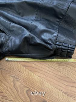 VTG Leather Pilot Motorcycle Jacket SAN DIEGO LEATHER JACKET FACTORY 44 S