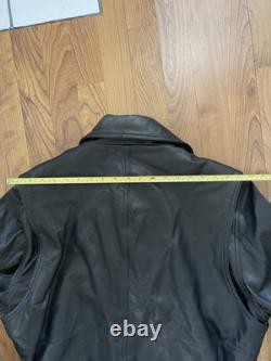 VTG Leather Pilot Motorcycle Jacket SAN DIEGO LEATHER JACKET FACTORY 44 S